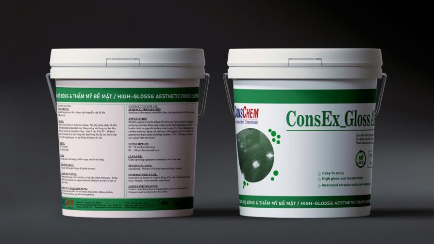 ConsEx_Gloss AT  - chất siêu bóng sàn cho bê tông